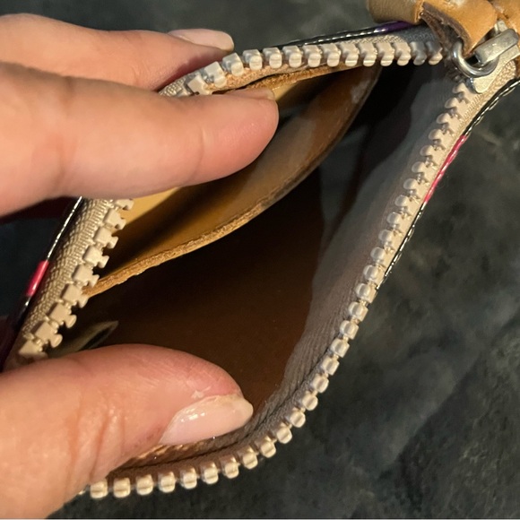 Consuela Vibrant Pink and Black Leopard Wallet with Key Ring - Picture 7 of 7